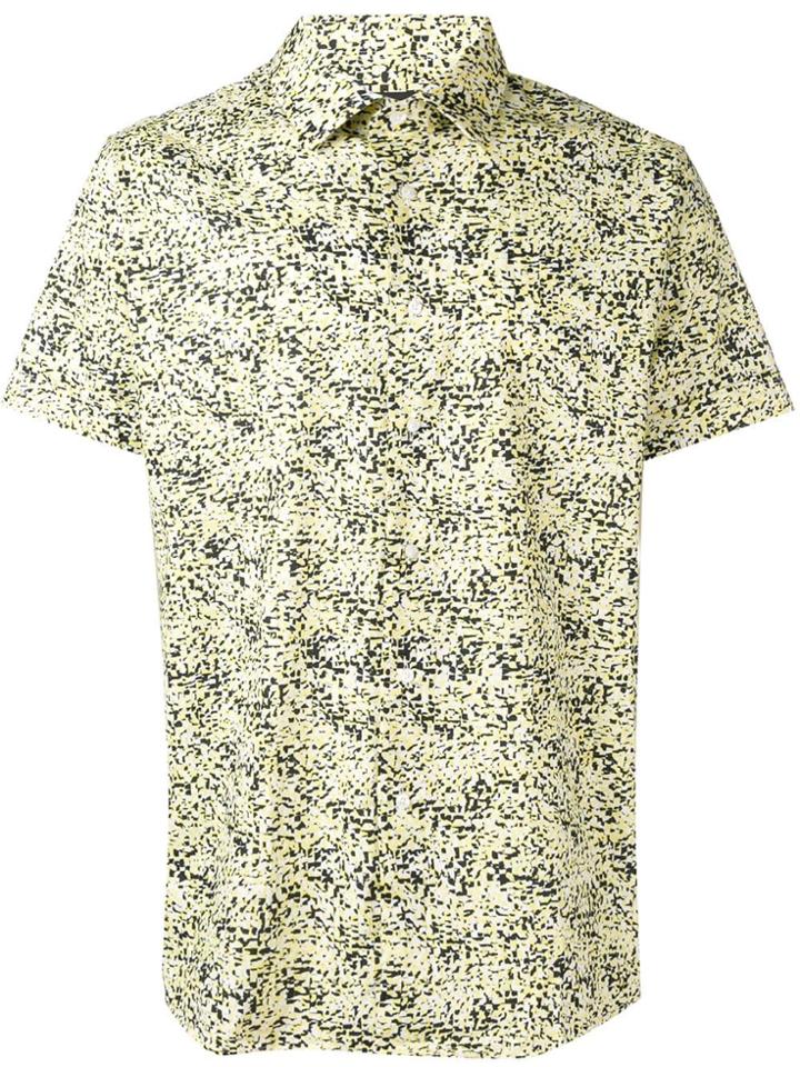 Karl Lagerfeld Printed Shortsleeved Shirt - Yellow