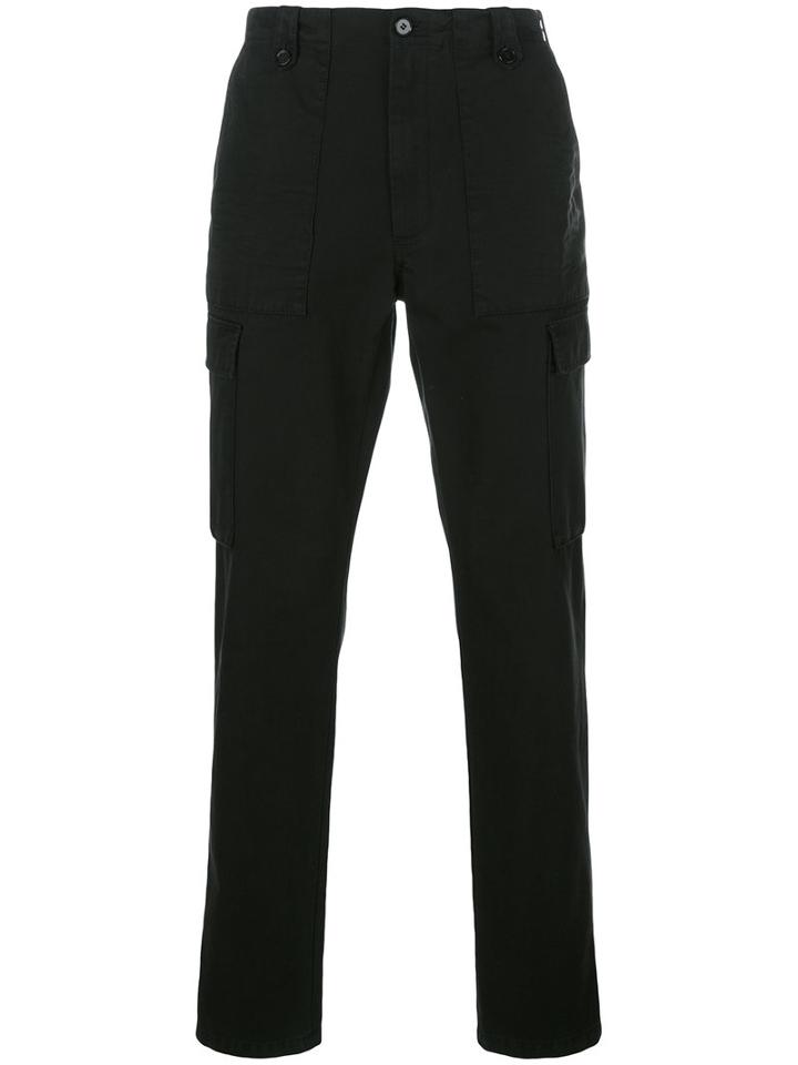 Maison Margiela Combat Trousers, Men's, Size: 52, Black, Cotton