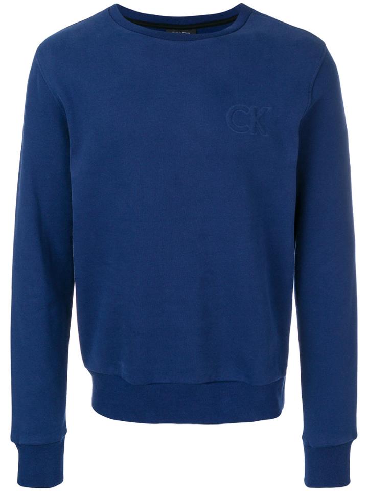 Calvin Klein Logo Sweatshirt - Blue