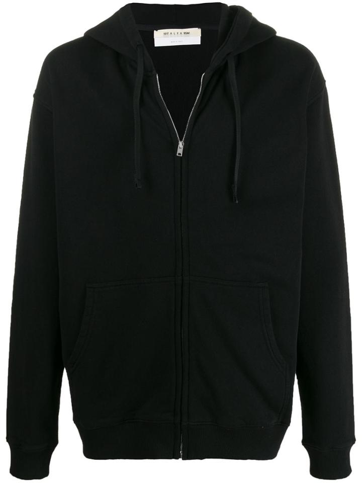 1017 Alyx 9sm Skyscraper Print Zipped Hoodie - Black