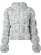 See By Chloe Puffy Knit Jacket
