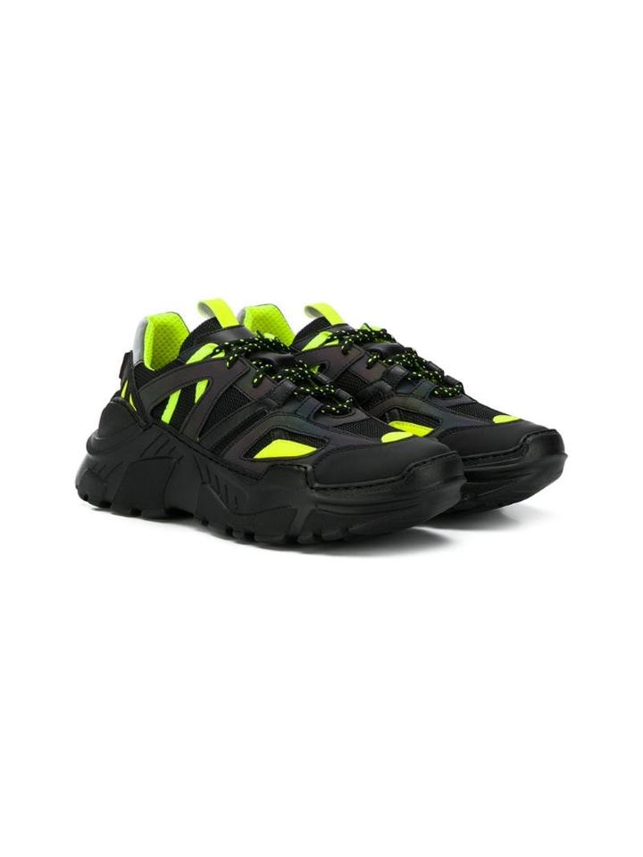 Cinzia Araia Kids Teen Low Top Sneakers - Black