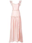 Markarian Long Empire Line Dress - Pink