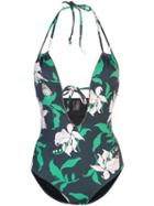 Morgan Lane Floral Bonnie Swimsuit - Black