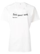 R13 'sell Your Soul' T-shirt - White