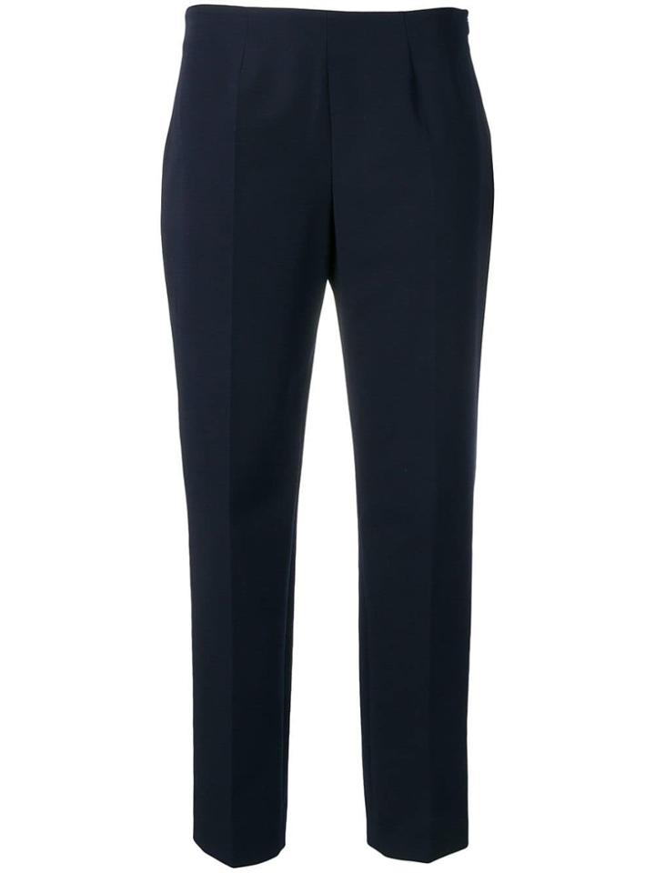 Piazza Sempione Classic Tailored Trousers - Blue