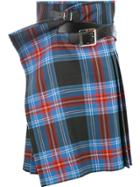 Charles Jeffrey Loverboy Wallace Tartan Skirt - Blue