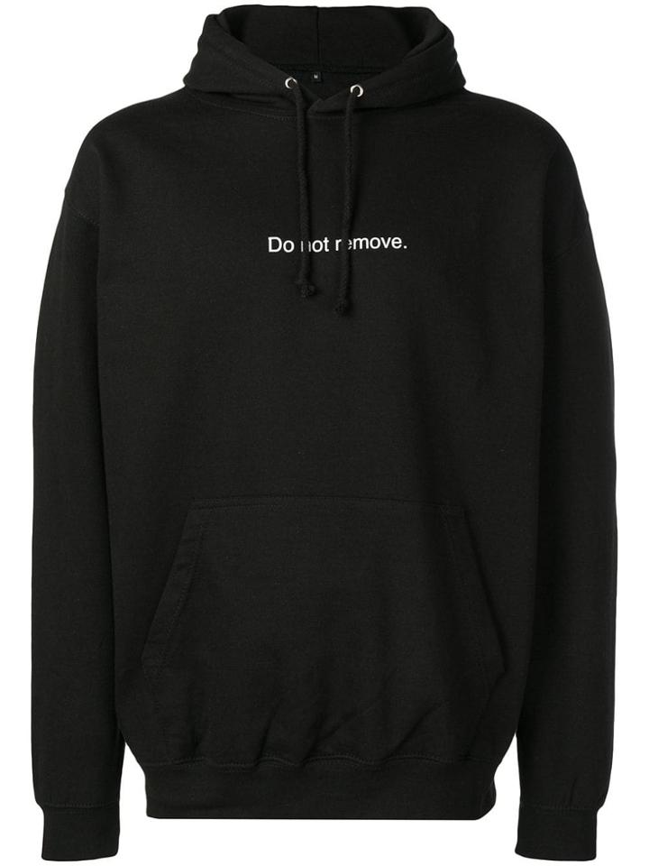 F.a.m.t. Do Not Remove Hoodie - Black