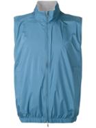 Loro Piana Reversible Gillet, Men's, Size: Xl, Blue, Silk/polyester/polyurethane