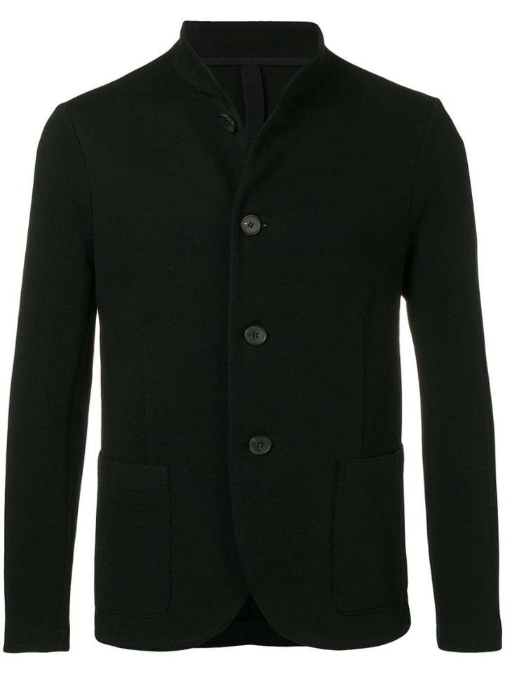 Harris Wharf London Short Collar Blazer Jacket - Black