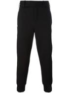 Neil Barrett Cuffed Trousers, Men's, Size: 50, Black, Cotton/viscose