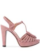 L'autre Chose Platform Sandals - Pink
