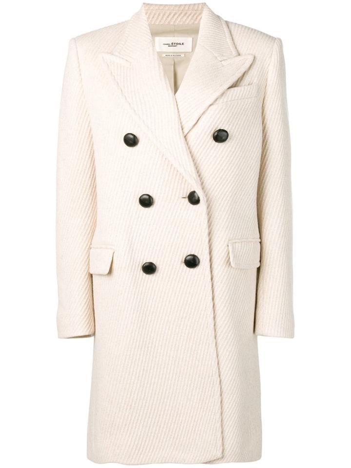 Isabel Marant Étoile Double Breasted Coat - White