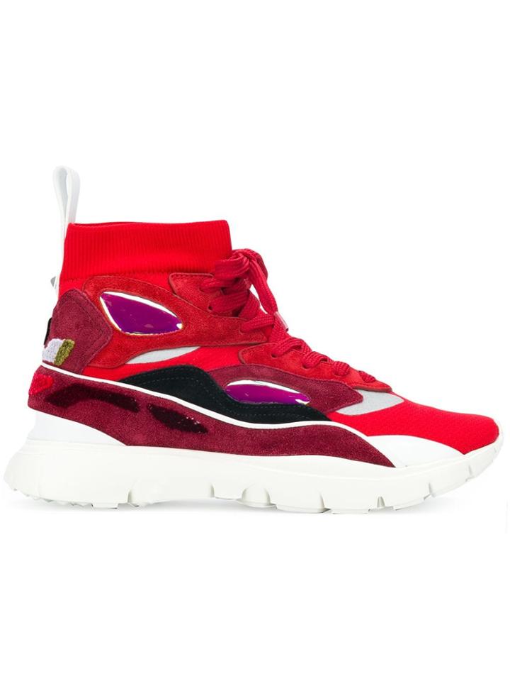 Valentino Valentino Garavani Heroes Tribe Sneakers - Red