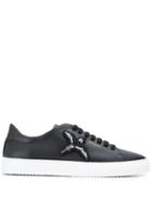 Axel Arigato Embroidered Bird Low Top Sneakers - Black