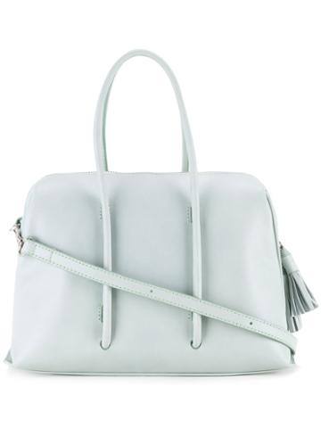 Potior - Rectangle Tote Bag - Women - Calf Leather - One Size, Green, Calf Leather