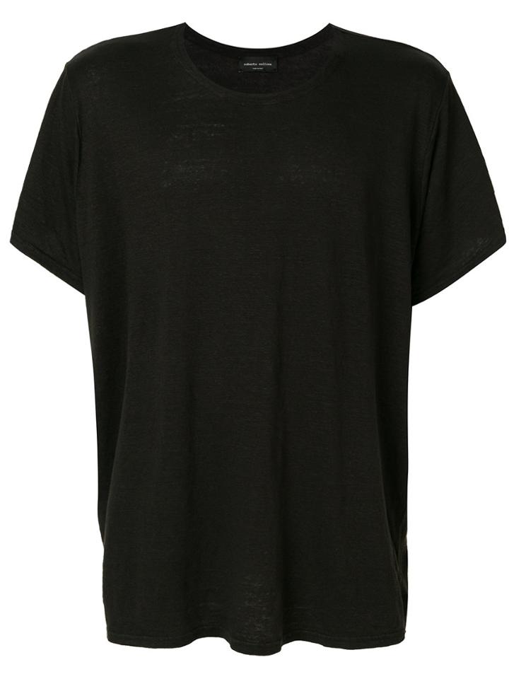 Roberto Collina Classic Short-sleeve T-shirt - Black
