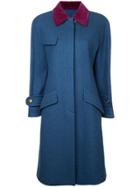Chanel Vintage Long Sleeve Coat - Blue