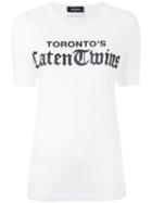 Dsquared2 Toronto's Caten Twins T-shirt, Women's, Size: Medium, White, Cotton