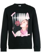 Kenzo - Girl With Rose Sweatshirt - Men - Cotton - L, Black, Cotton