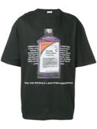 Ih Nom Uh Nit Cough Syrup Bottle Print T-shirt - Black