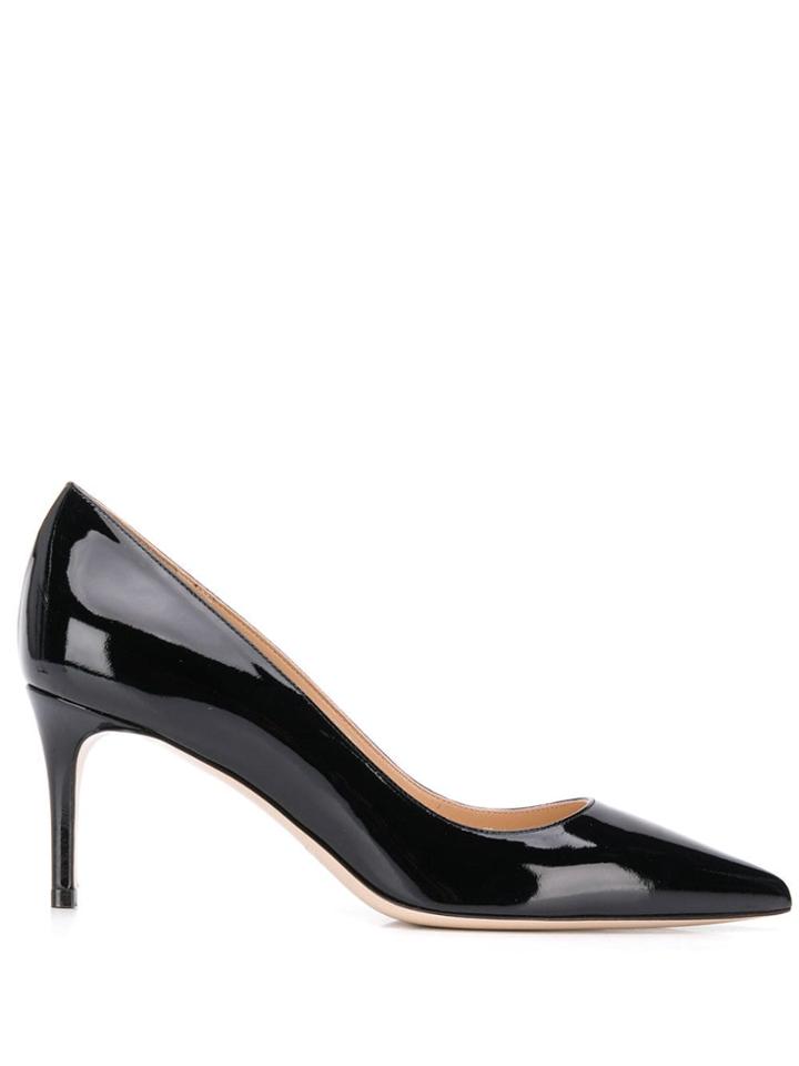 Deimille Varnished Pointed Pumps - Black