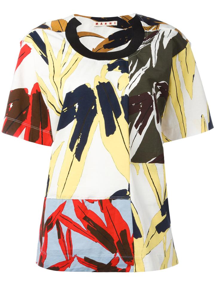 Marni Mixed Print T-shirt - Multicolour