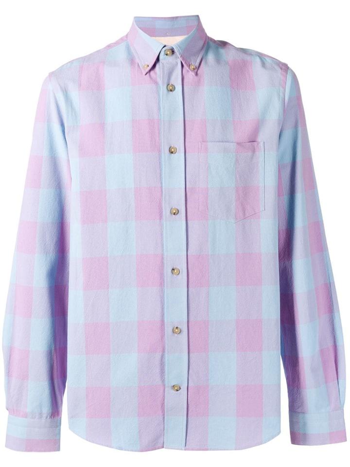 Acne Studios Isherwood Checked Shirt - Pink