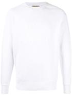 Maison Kitsuné Logo Embossed Sweatshirt - White
