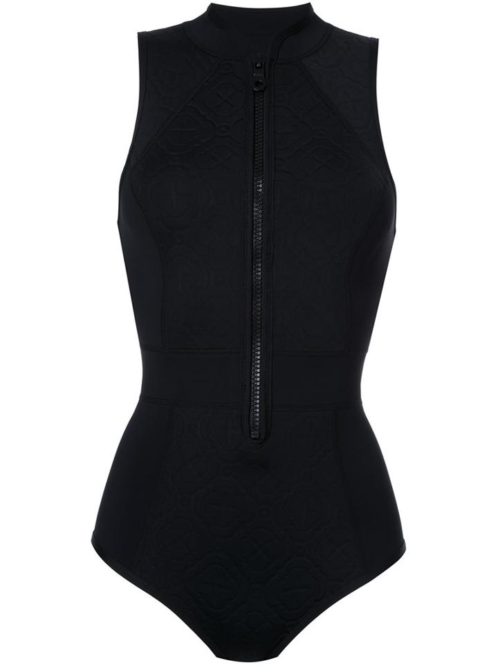 Duskii 'oasis' Tank Suit, Women's, Size: 10, Black, Neoprene