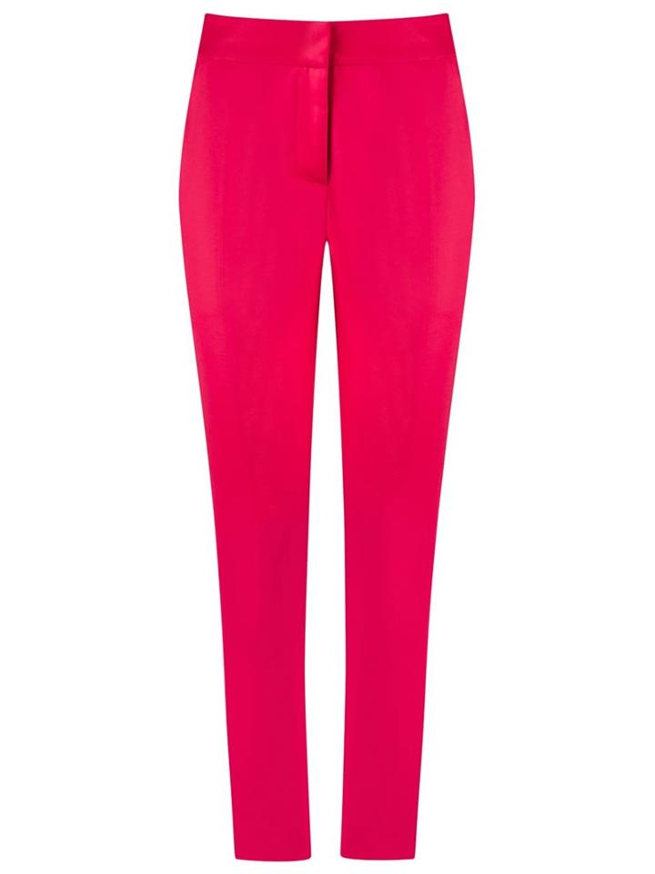 Andrea Marques Skinny Trousers, Women's, Size: 42, Pink/purple, Cotton