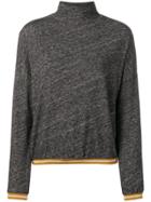 Bellerose Turtle-neck Fitted Sweater - Grey