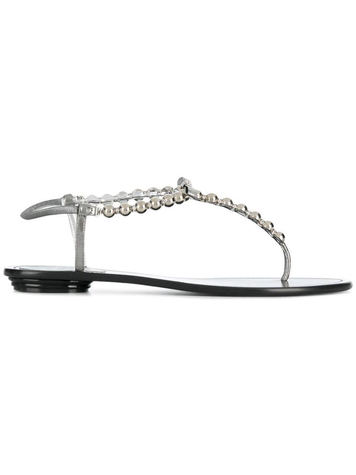 René Caovilla Eliza Sandals - Black