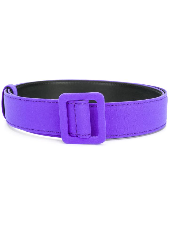 Ssheena Square Buckle Belt - Pink & Purple