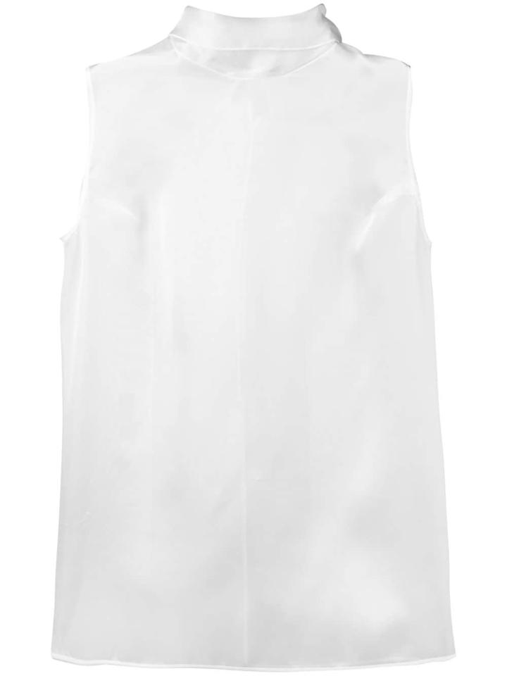 Ermanno Scervino High Neck Blouse - White