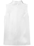 Ermanno Scervino High Neck Blouse - White