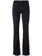 Ag Jeans Flared Trousers, Women's, Size: 24, Blue, Cotton/polyester/spandex/elastane/viscose