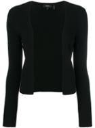 Theory - Open Front Cardigan - Women - Polyester/wool - S, Black, Polyester/wool