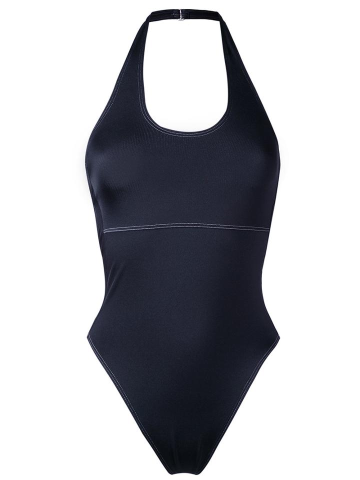 Ack - Classic Swimsuit - Women - Polyamide/spandex/elastane - M, Black, Polyamide/spandex/elastane