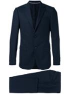 Z Zegna - Flap Pockets Two-piece Suit - Men - Acetate/cupro/viscose/wool - 48, Blue, Acetate/cupro/viscose/wool