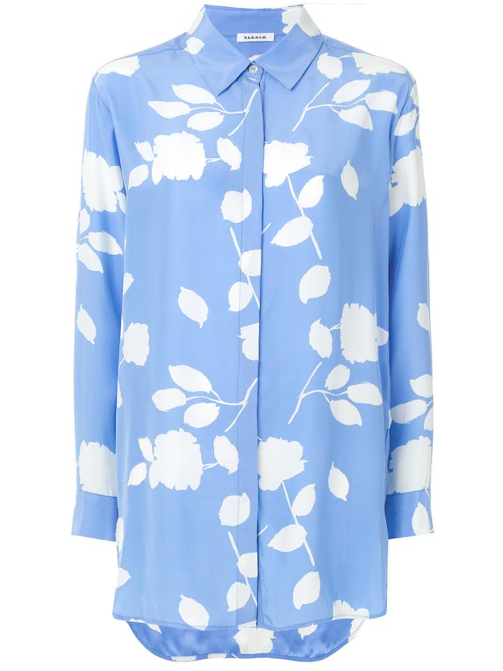 P.a.r.o.s.h. Simphony Shirt - Blue