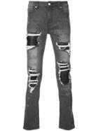 God's Masterful Children Distressed Skinny Jeans - Grey