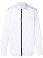 Neil Barrett Contrast Placket Shirt - White