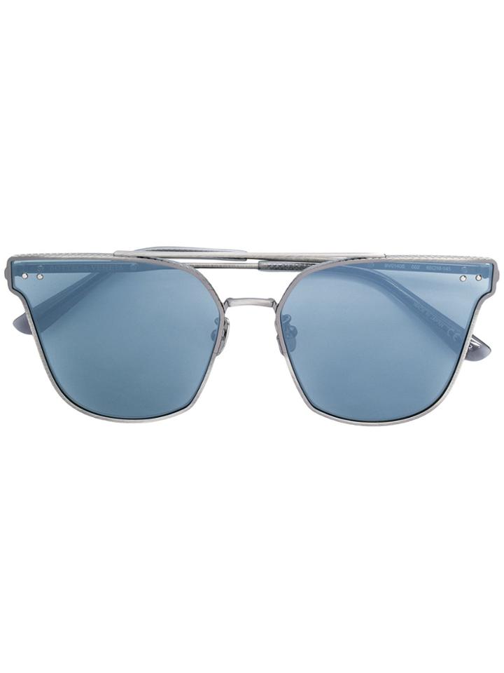 Bottega Veneta Eyewear Cat-eye Sunglasses - Metallic
