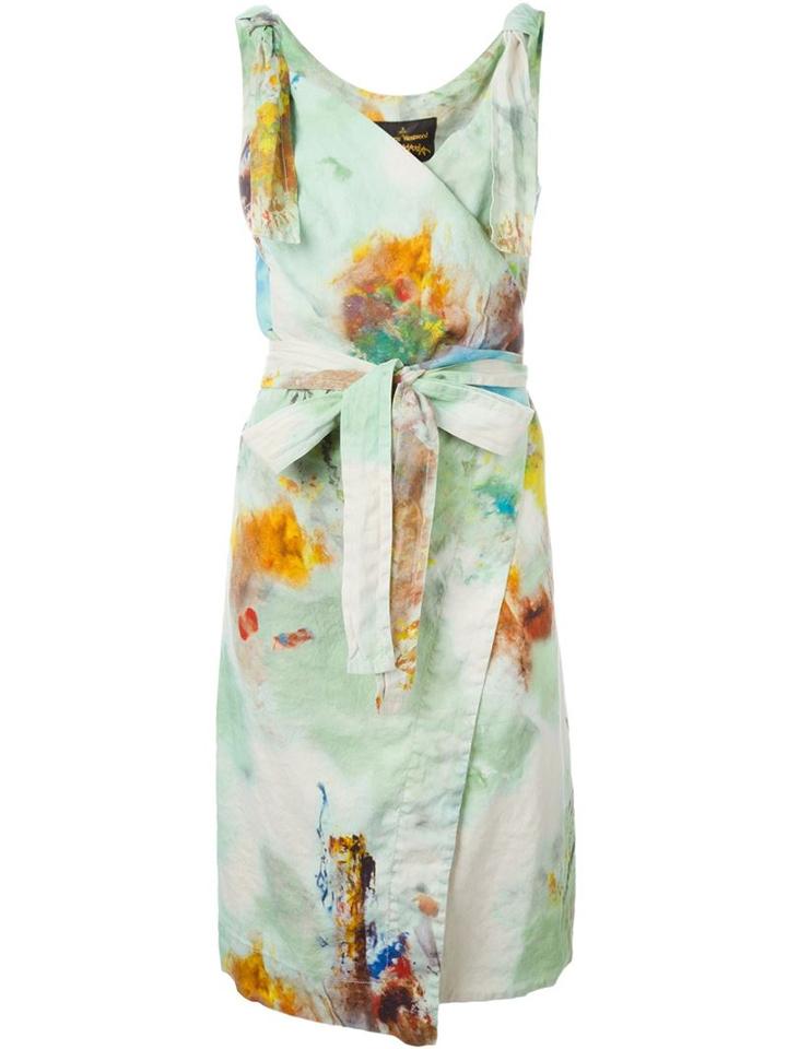 Vivienne Westwood Anglomania Tie-dye Wrap Dress