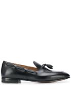 Francesco Russo Tassel Detail Pointed Loafers - Black