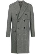 Dolce & Gabbana Plaid Double-breasted Coat - White