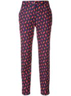 P.a.r.o.s.h. Lips Printed Trousers - Blue