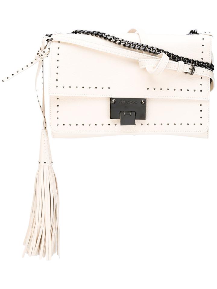 Jimmy Choo Rebel Soft Crossbody Bag, Women's, Nude/neutrals, Calf Leather