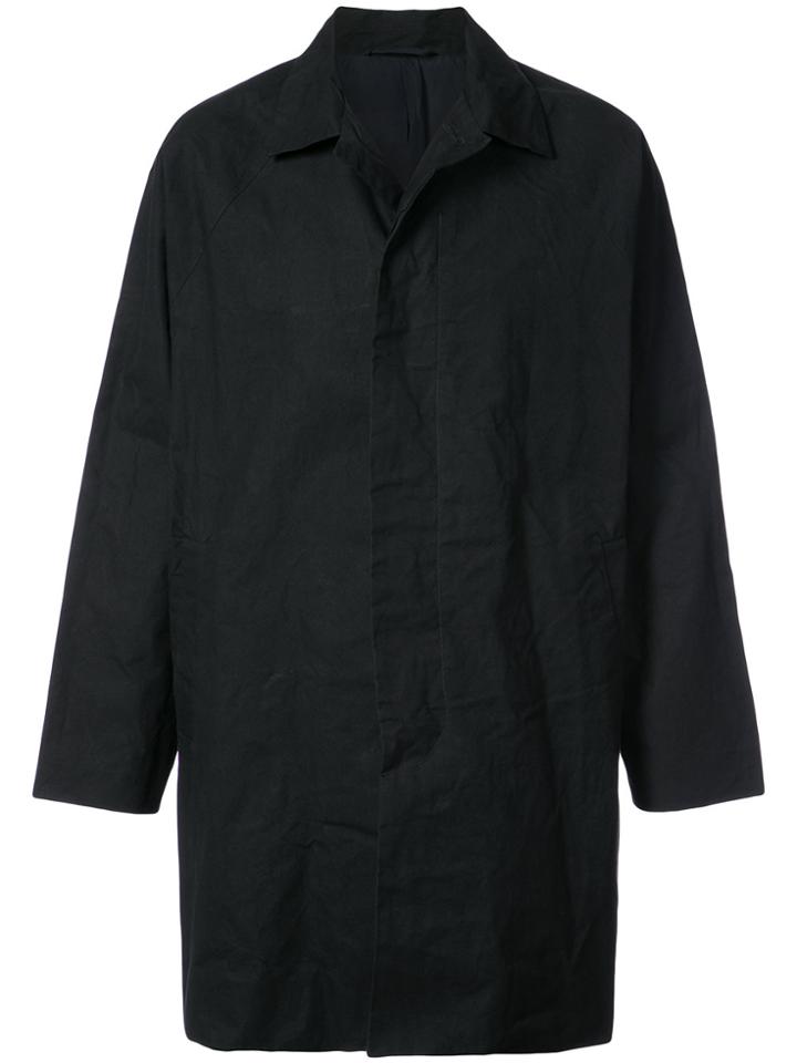 Casey Casey Oversized Creased Shirt - Black